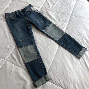 BOGO Mid-Rise Patch Detail Jeans ❀